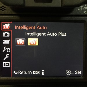 #5 iA = intelligent AUTO