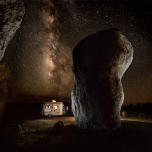 Bubble Trailer under the Milky Way!