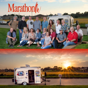 Bubble Trailer Visits Marathon Press!