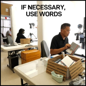 If Necessary, Use Words.